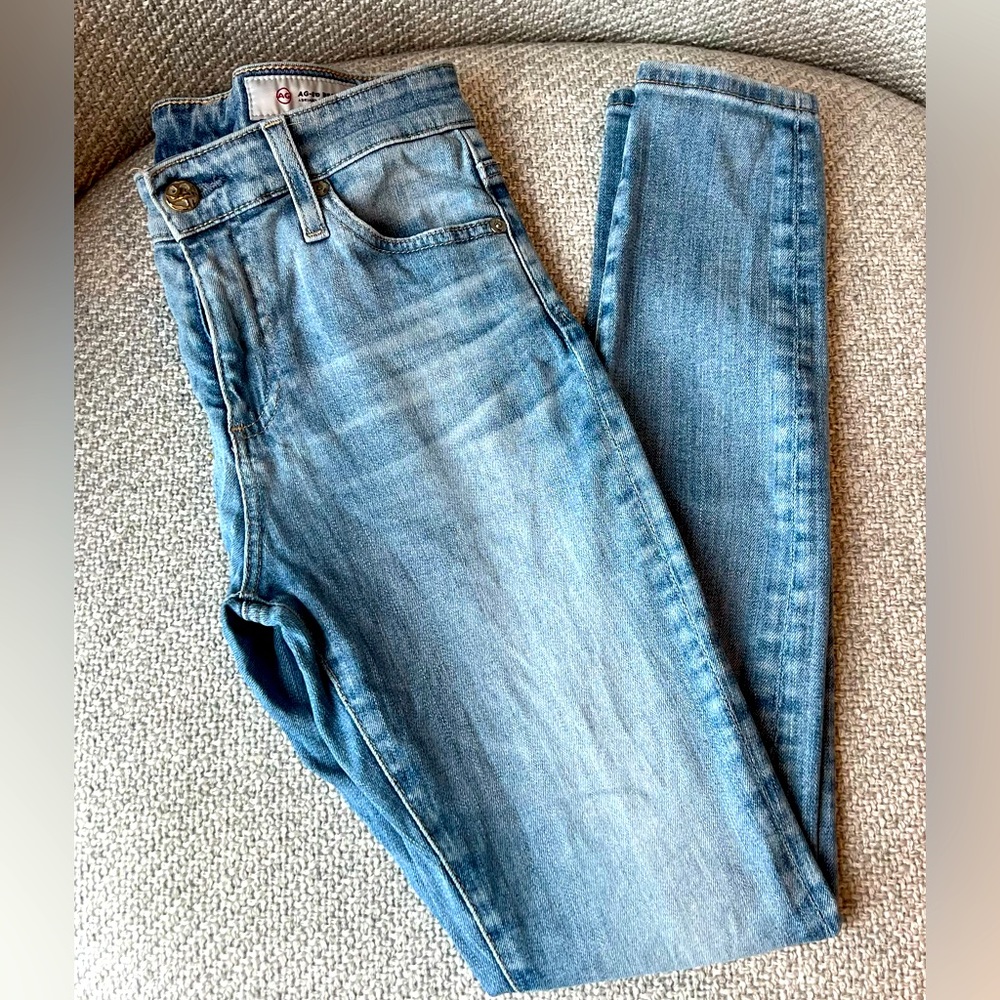 AG High Rise Skinny Jeans